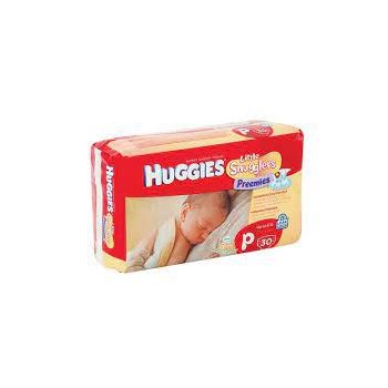 TPC - 86783 - Huggies Preemies Size P   30pck