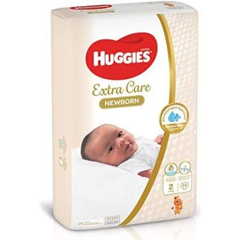 TPC - 86787 - Huggies Extra Care New Baby Size 2  66pk