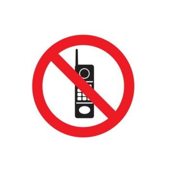 TPC - 96381 - Tower Sign No Cellphones 150x150 Abs