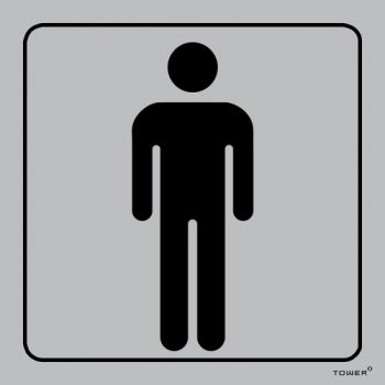 TPC - 96399 - Tower Sign Alumin Ladies Toilet 150 X 15