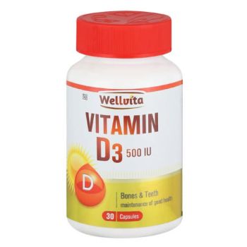 TPC - 82971 - Vitamin D3 500iu 30 Caps Wellvita