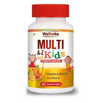 TPC - 90336 - Multi A-z Kids 30 Chwable Tabs Wellvita
