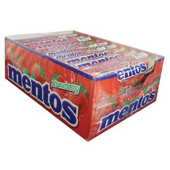 TPC - 91162 - Mentos Candy Rolls Strawberry  40  