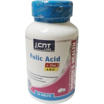 TPC - 91371 - Cnt Folic Acid + Zinc & B12 30 Tabs